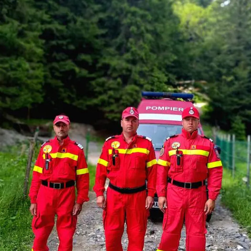 Un punct temporar de prim ajutor, operationalizat pe Transfăgărășan