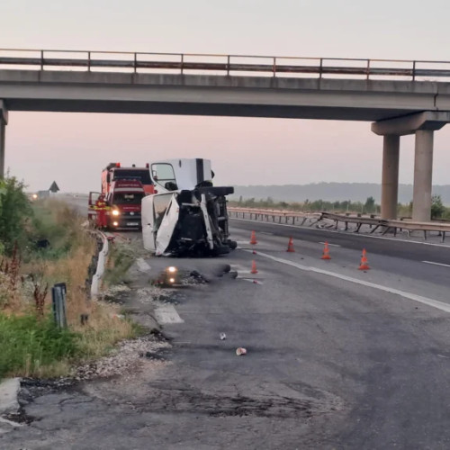 Accident grav pe Autostrada A1 Pitesti-Bucuresti