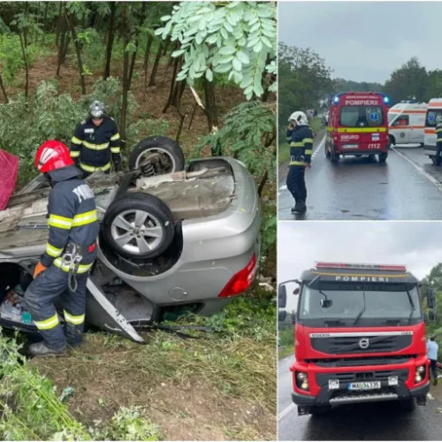 Accident rutier grav în urma căruia o femeie a murit și alte trei persoane au fost rănite