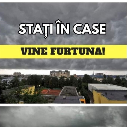 Avertizări meteo în Argeș: Cod portocaliu de vijelii, furtuni și grindină!