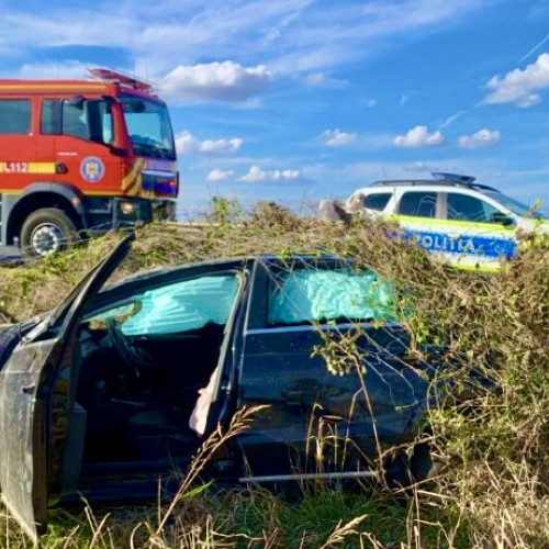 Accident rutier între Domnești și Mușătești