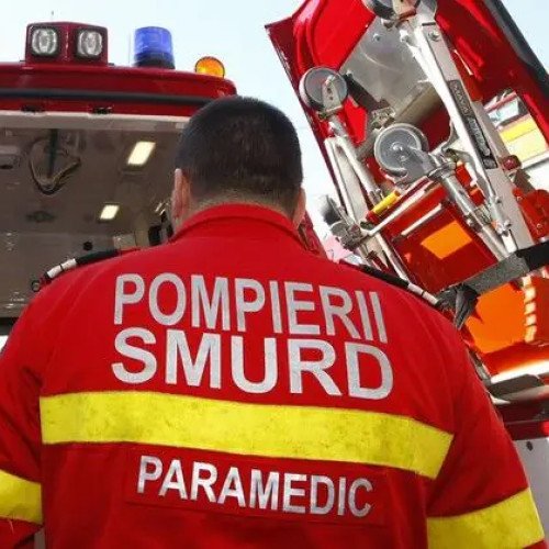 Accident traseu de lucru în comuna Coșești: bărbat de 69 de ani transportat la spital