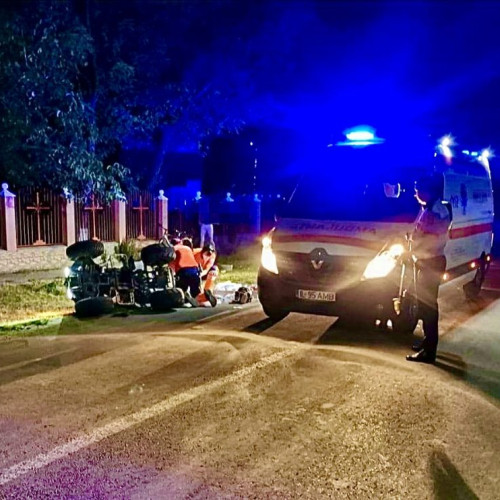 Accident cu un ATV în Argeș