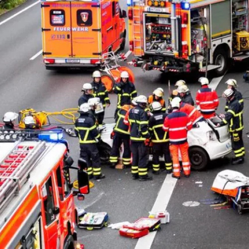 Accident rutier pe autostrada A1 București-Pitești