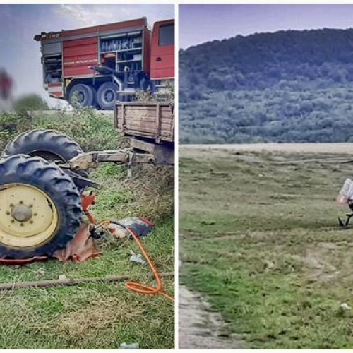 Accident tragic în Argeș: bărbat decedat după ce a fost strivit de tractor