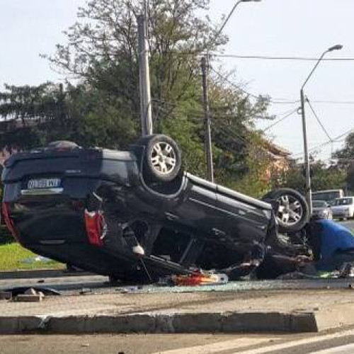 Accident grav de circulație la Curtea de Argeș, intervenție SMURD