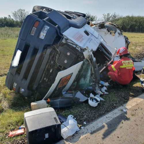 Accident grav în comuna argeșeană Mălureni