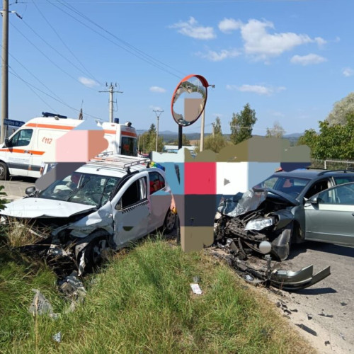 Accident rutier în comuna Malureni, trafic îngreunat