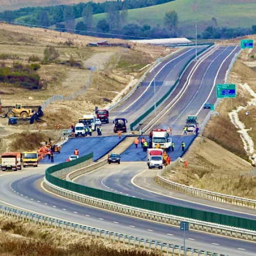 Porr Construct continuă lucrările la autostrada Sibiu - Pitești