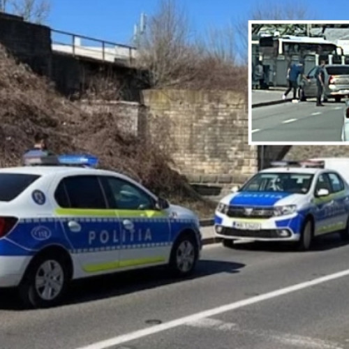 Accident rutier în zona Targul din Vale, Pitesti