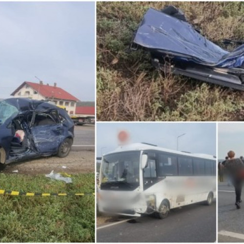 Accident grav pe Drumul E85: O mamă este în stare critică, iar copiii ei au fost grav răniți