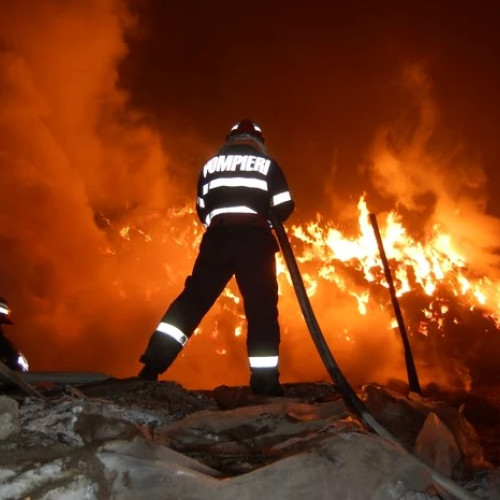 Incendiu devastator în Argeș: o gospodărie cuprinsă de flăcări