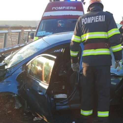 Accident grav pe autostrada București - Pitești