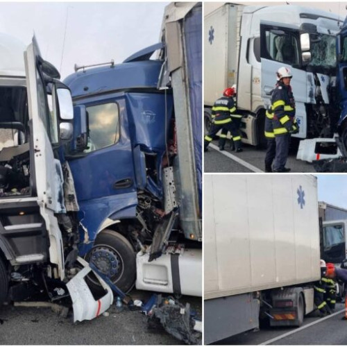 Accident pe Autostrada A1: Trei persoane rănite, inclusiv un adolescent