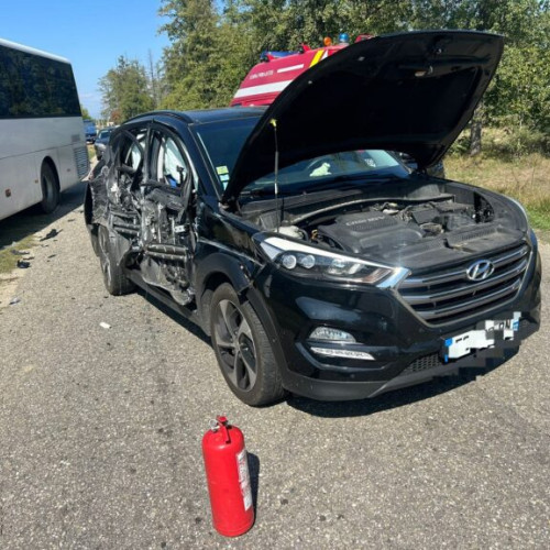 Accident rutier la Balilesti: o persoană rănită