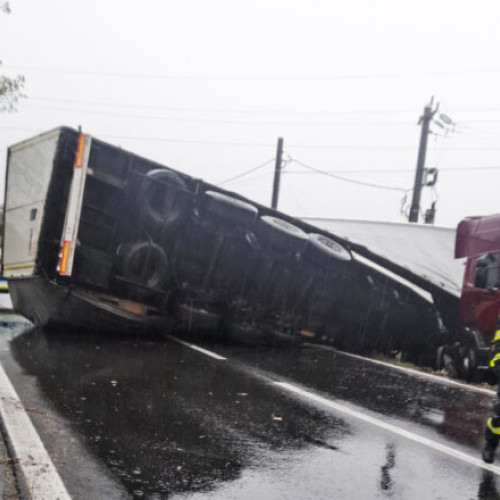 Accident rutier pe DN 7, în comuna Morărești