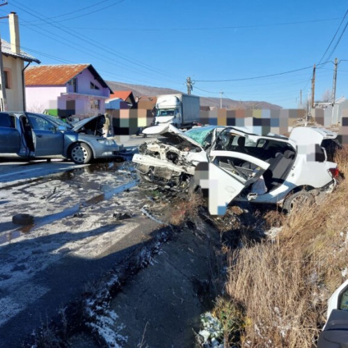 Accident rutier în localitatea Cuca, județul Argeș