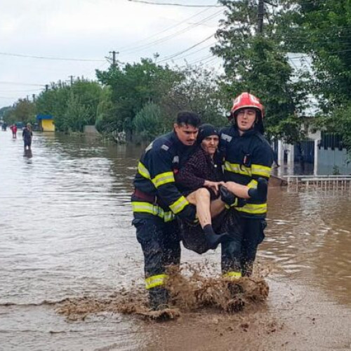 Fenomene hidrometeorologice afectează 116 localități din România