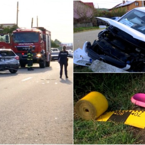 Accident rutier grav în Ticleni: șase persoane, inclusiv un medic, rănite