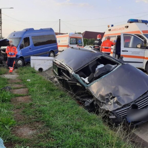 Accident rutier în care șase persoane au fost rănite