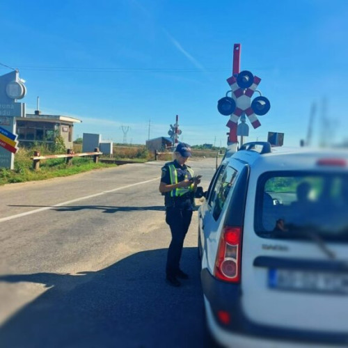 Acțiune a poliției pentru siguranța rutieră și feroviară în Argeș