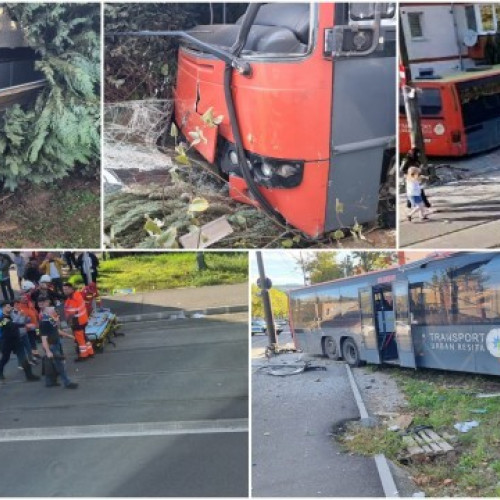 Accident rutier în Caraș-Severin: șase răniți transportați la spital