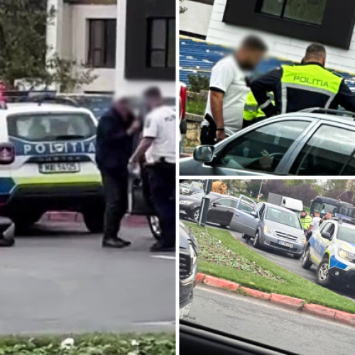 Incident dramatic în sensul giratoriu de la ieșirea din Pitești