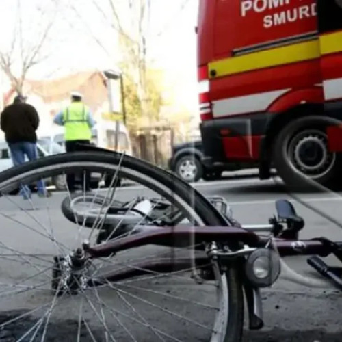 Accident înfiorător! Biciclist spulberat de un șofer beat! Transportat în stare critică la spital!