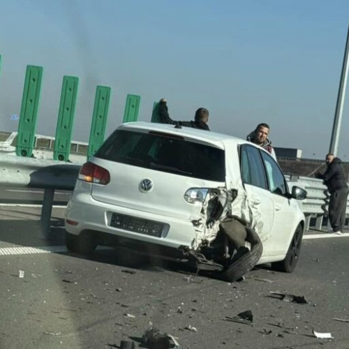 Acum! Accident în lanț pe DEx Pitești – Craiova! Trafic paralizat!