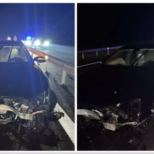 Accident pe autostrada A7: un bărbat rănit