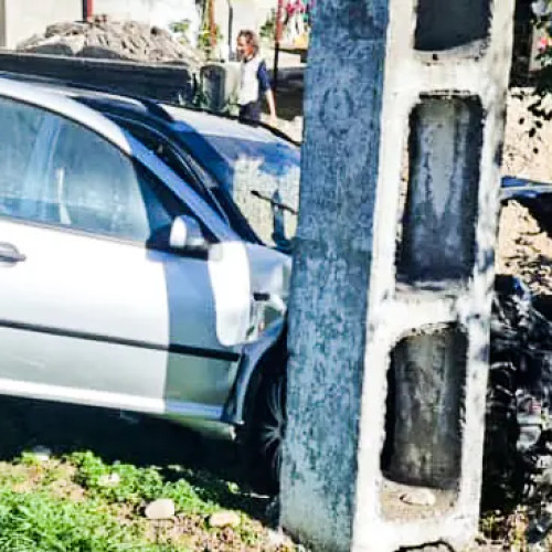 Accident rutier în localitatea Băbana, trafic îngreunat