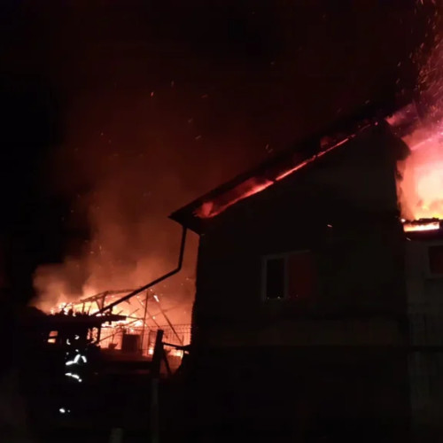 Argeș: Incendiu devastator în comuna Bughea de Jos