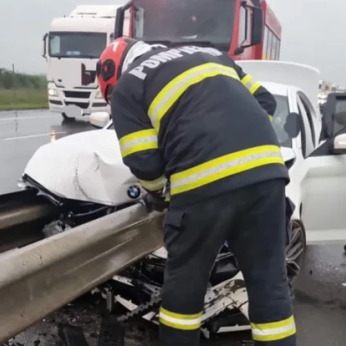 Traficul rutier afectat pe drumul dintre Albota și Autostrada Pitești - București din cauza unui accident