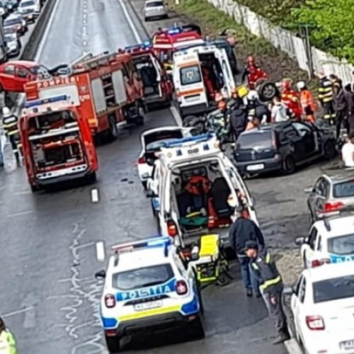 Accident rutier în Târgu Jiu: un copil de 12 ani rănit
