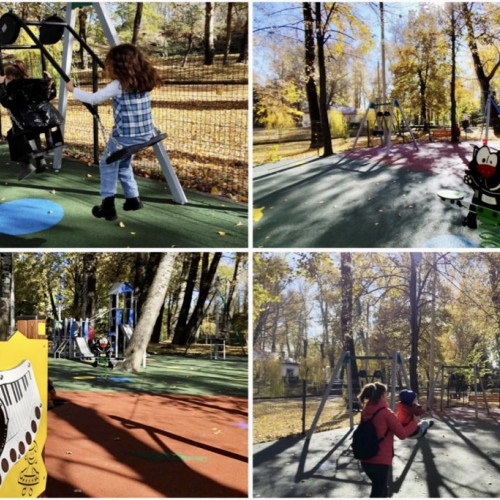 Loc de joacă nou inaugurat în Parcul Strand din Pitești