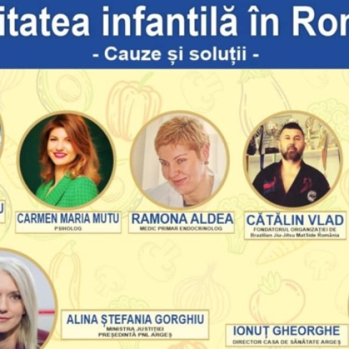 Conferința despre obezitatea infantilă din România atrage priviri la Pitești! Invitați speciali prezentați cauze și soluții!