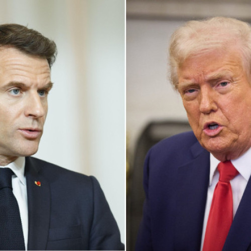Video Emmanuel Macron, atac la Donald Trump: „O aberație să ceri Europei să cheltuiască mai mult pentru apărare, având un război comercial”