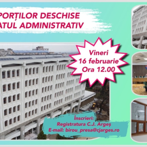 Ziua Porților Deschise la Palatul Administrativ - Când?