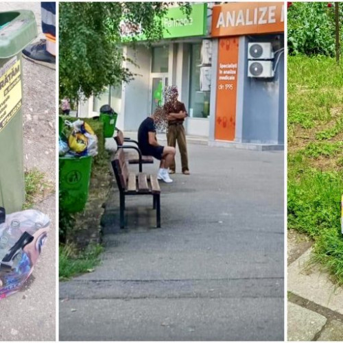 depozitarea necorespunzătoare a deșeurilor menajere în orașul Pitesti