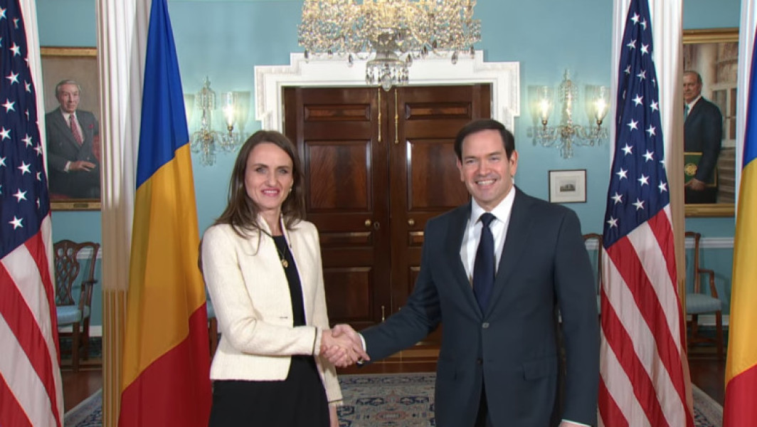 Oana Țoiu a avut o întrevedere oficială cu secretarul de stat american Marco Rubio