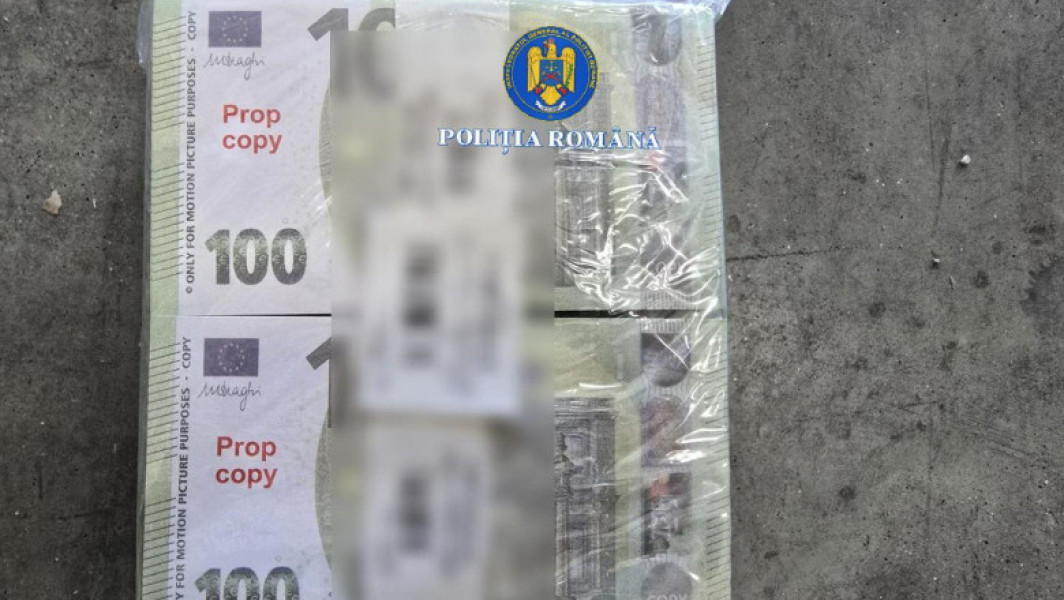 Poliția română explică capturarea a milioane de bancnote de recuzită