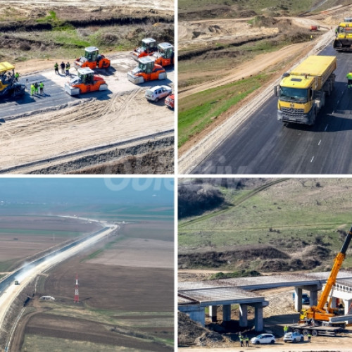 Montarea grinzilor a început mai devreme decât era prevăzută pe șantierul Drumului Expres Pitești-Craiova. Ozarin Turk, constructorul, a surprins cu avansul foarte rapid al lucrărilor. Imagini exclusive!