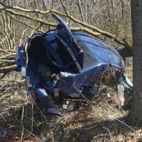 Tânărul de 19 ani a făcut un accident în Poiana Lacului! Rămas grav rănit după ce a lovit un copac cu mașina.