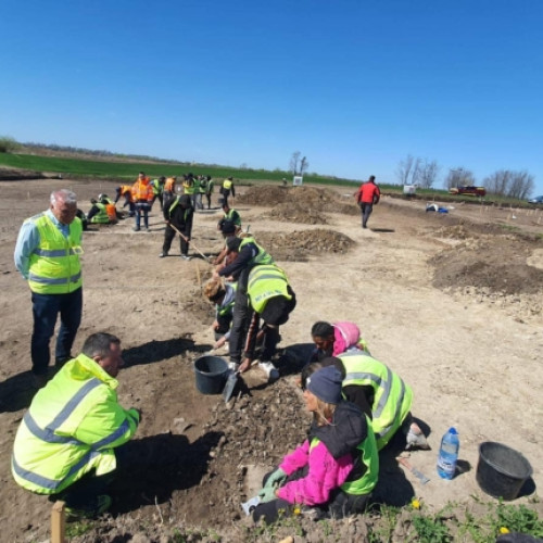 Descoperire neașteptată în timpul săpăturilor pentru autostrada din București! Potențiale obiecte istorice găsite într-un sit arheologic din Lotul 1 Nord.