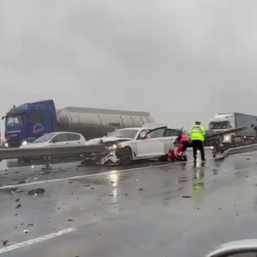 Tragedie pe autostrada Pitești – București: Bărbat străpuns de glisieră metalică și-a pierdut viața!