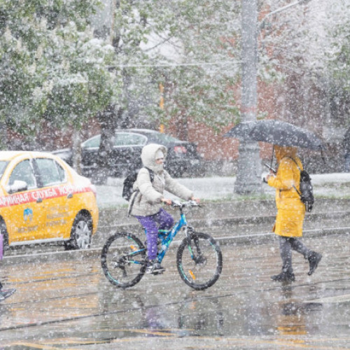 Ninsu la Moscova, cele mai scăzute temperaturi din ultimii 25 de ani