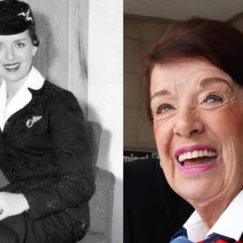 Cea mai longevivă însoțitoare de bord din lume a decedat după o carieră inedită în domeniu