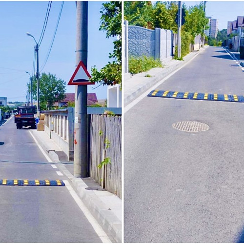 Trei limitatoare de viteză noi pe o stradă din Pitești