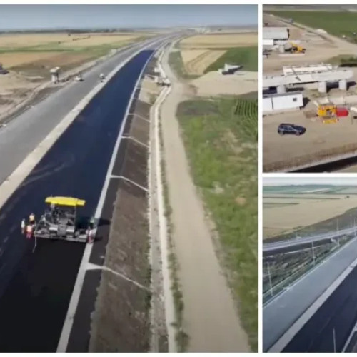 Imagini spectaculoase cu autostrada care va fi gata peste 3 luni