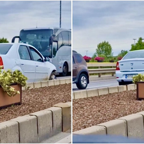 Accident rutier lângă Vivo Mall